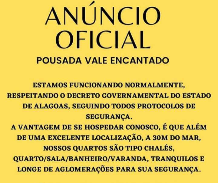 Pousada Vale Encantado Sao Miguel dos Milagres Bagian luar foto